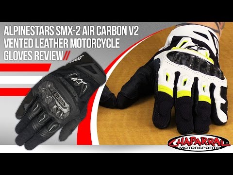 Alpinestars SMX-2 Air Carbon v2 Vented Leather Motorcycle Gloves Review