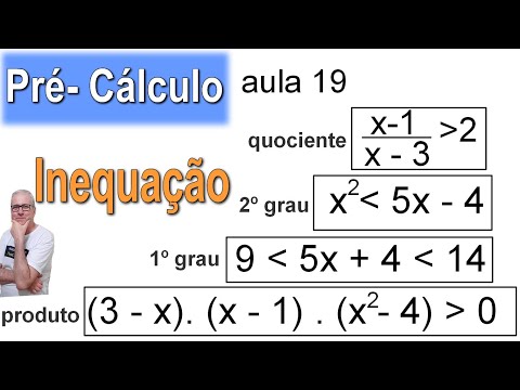 GRINGS ? PRÉ- CALCULO - INEQUAÇÕES ( aula 19 ) @OmatematicoGrings