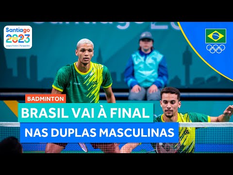 JOGOS PAN-AMERICANOS | BRASIL ESTÁ NA FINAL DAS DUPLAS MASCULINAS NO BADMINTON