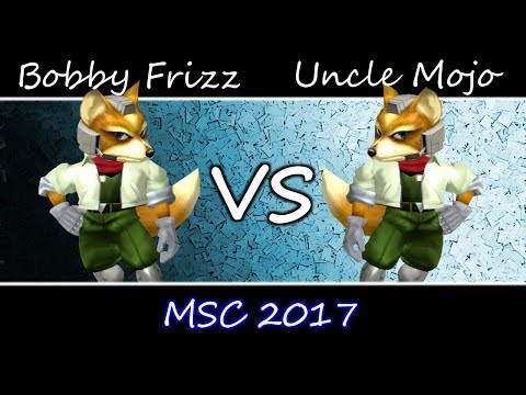 MSC 2017 SSBM - Top 6 - Bobby Frizz (Fox) vs Smash Uni | Uncle Mojo (Fox)