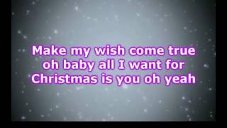 Samantha Jade &amp; Nathaniel  - All I Want For Christmas Is You (Lyircs)