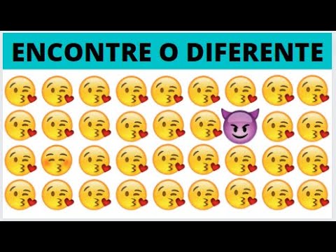 ENCONTRE O EMOJI DIFERENTE EM 20 SEGUNDOS  | QUIZ ART
