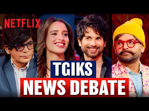 Sunil Grover’s MADDEST Debate Host Mimicry With The Cast Of O’Romeo 🤣 | TGIKS | Netflix India