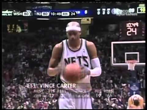 Vince Carter 46 pts,16 reb,10 ast, season 2007 nets vs wizards
