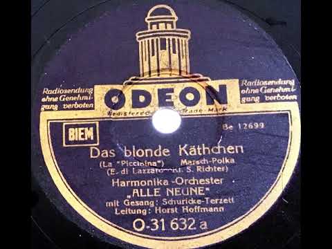 Harmonika Orchester Alle Neune & Rudi Schuricke Terzett - Das blonde Käthchen