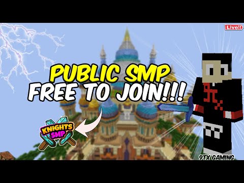 9TX Gaming - MINECRAFT LIVE | SURVIVAL + FREE FOR ALL + LIFESTEAL SMP JOIN NOW!!!!! JAVA / PE  24/7