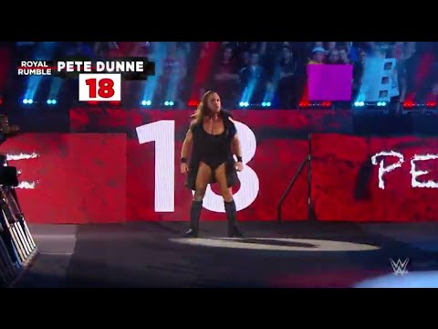 Pete Dunne Entrance Royal Rumble 2019