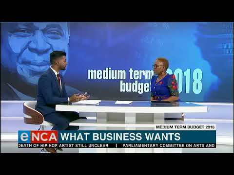 Minister of Small Business Development, Lindiwe Zulu reacts to the mid term budget