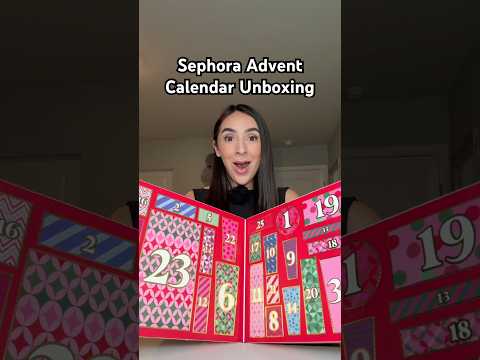 Распаковываем Адвент-календарь Sephora 2025 🎄🎁
