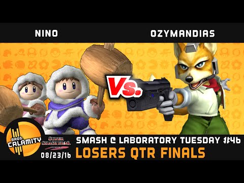 S@LT #46 | Ozymandias (Fox) vs Nino (Ice Climbers) - Losers Qtr Finals - Melee Singles