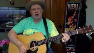 2217  - The Messenger -  Ray Wylie Hubbard cover -  Vocal & acoustic guitar & chords