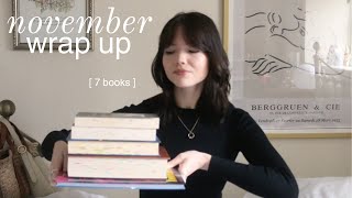 november wrap up | iron flame, orbital + more!
