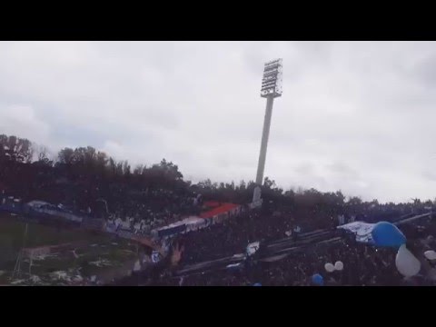 "Godoy Cruz vs Belgrano recibimiento" Barra: La Banda del Expreso &bull; Club: Godoy Cruz