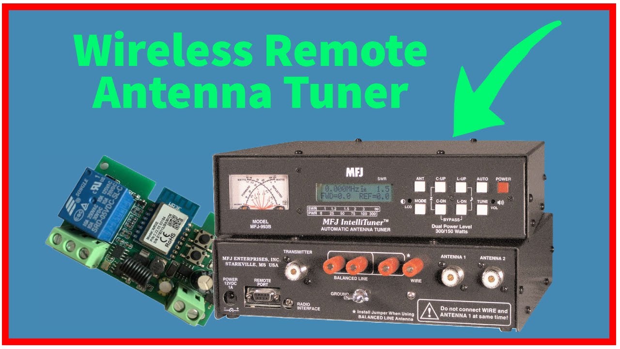 Add wireless capability to an MFJ tuner!
