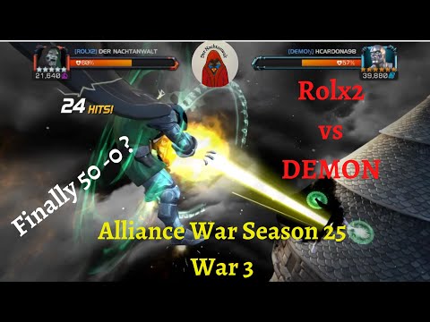 Alliance War Season 25 War 3: Rolx2 vs. DEMON