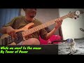 "While we went to the moon" bass cover By Tower of Power #roccoprestia