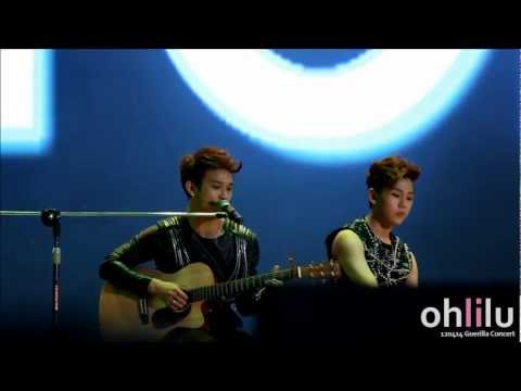 [Fancam] 120414 Kpop Concert @ Lotte World - Officially Missing You Cover (Hyunshik + Ilhoon focus)