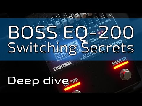 BOSS EQ-200 Switching Modes Explained | Deep Dive