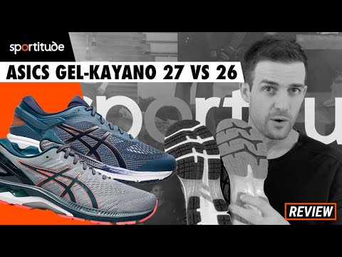 Asics Gel Kayano 27 vs 26 Comparison Shoe Review | Sportitude