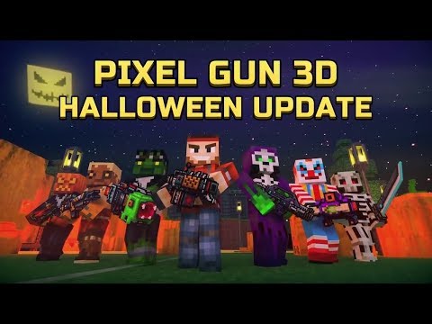 PIXEL GUN 3D. Хеллоуинские Карты. Обзор
