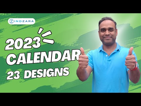2023 Calendar Excel Template  - A Quick Product Demo