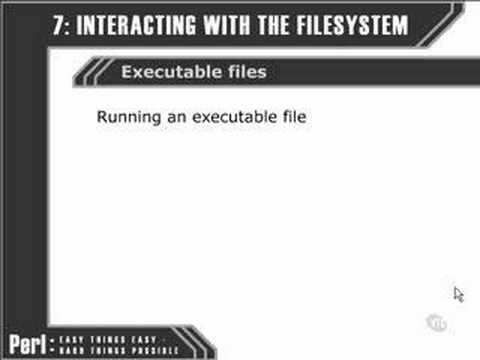 Perl Tutorials -Part 83- Running executable files: 1