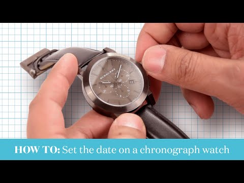 How To Change The Date On A Chronograph Watch | Watch Pilot
