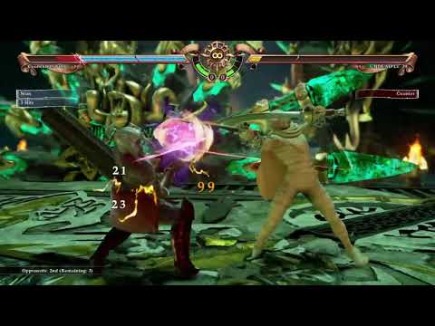 Soulcalibur VI moments - Libra of Soul - Tomb Raider, Berserker Lv. 38