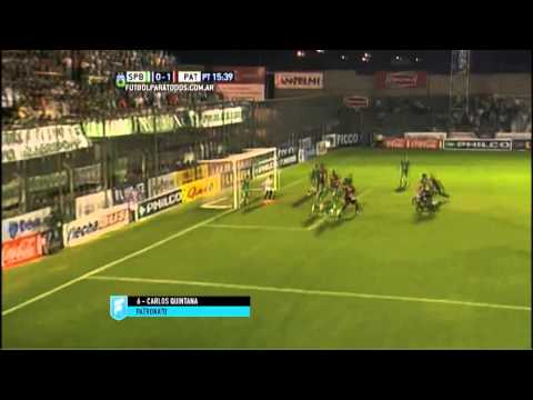 Gol Quintana. Sp. Belgrano 0 - Patronato 1. B Nacional. Fecha 5. FPT.