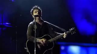 Green Day - 21 Guns &amp; Good Riddance (acoustic Biile Joe solo) Live in São Paulo - Brasil 2017