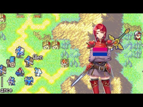 FE6 Chapter 2 but i replaced Marcus with Melady and she has the Binding Blade for no reason