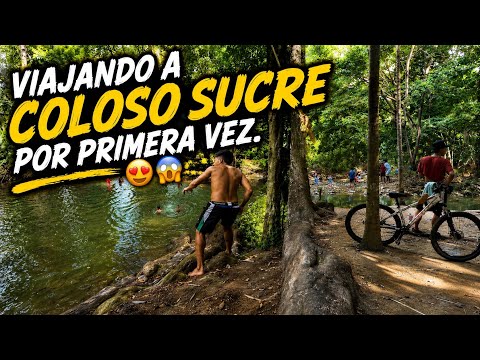 VIAJAMOS A COLOSO-SUCRE POR PRIMERA VEZ Y NO CREERÁS LO QUE PASÓ🥶😱.(EN BICICLETA)