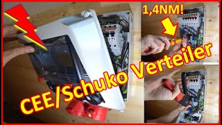 #84 - Steckdosen Verteilerkasten / CEE BOX - Schuko 230V 16A + CEE 400V 16A + CEE 400V 32A