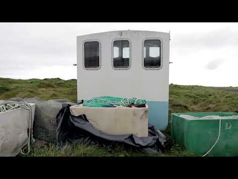 arranmore island | the terrifying STEPS of DEATH in a full force GALE | The Gaeltacht
