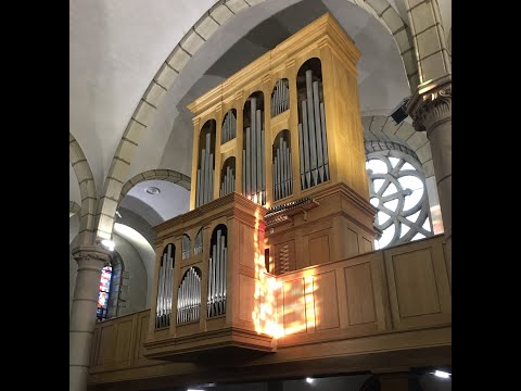 Montage du nouvel orgue de l'église Saint Pasquier de Nantes.