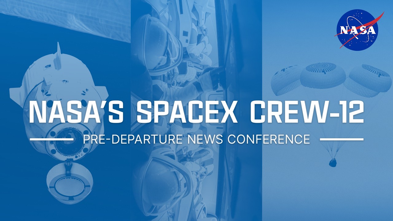 NASA&rsquo;s SpaceX Crew-12 Pre-Departure News Conference (Sept. 16, 2026) - YouTube