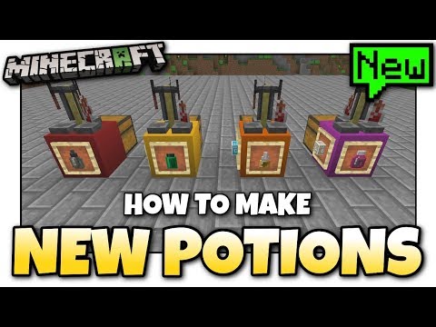 Minecraft - HOW TO MAKE NEW POTIONS [ Tutorial ][ Chemestry ]  MCPE / Xbox / Bedrock