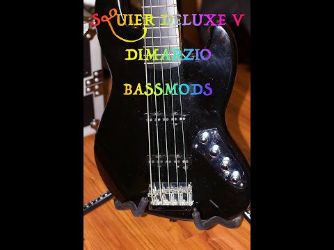 SQUIER DELUXE V DIMARZIOS BASSMOD PRE