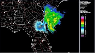2022 Ian - Jacksonville, FL WSR-88D Radar Animation (HD 1280x720)
