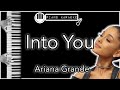 Into You - Ariana Grande - Piano Karaoke Instrumental (chill out version)