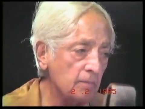J. Krishnamurti - Bombay (Mumbai) 1985 - Public Talk 1 - What is our brain?