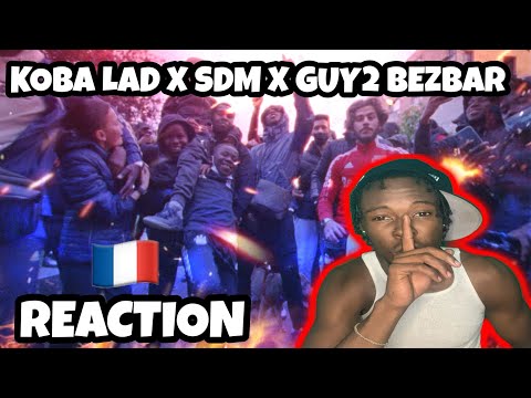AMERICAN REACTS TO FRENCH DRILL RAP! Koba LaD - Tue ça Feat. SDM, Guy2bezbar (clip officiel)