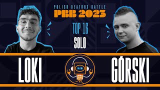 Loki vs Górski 🎤 Polish Beatbox Battle 2023 🎤 Solo 1/16