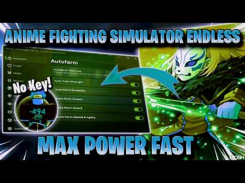 Anime fighting Simulator: Endless Script (Auto Quest, Auto Farm Class, Auto Farm Stat, Mob)