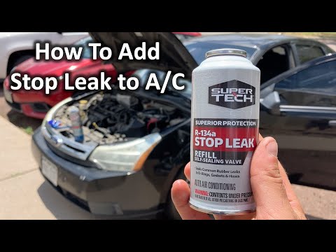 How To Add R134A Stop Leak into Car Air Conditioner | The DIY Guide | Ep 169