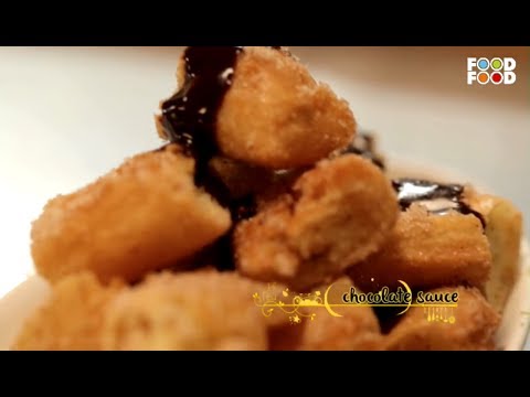 Churros Recipe | How to make Churros at home | Crispy Mexican Dessert Recipe | FoodFood