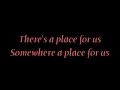 "Somewhere" (Glee Cast Version) - Lyrics 