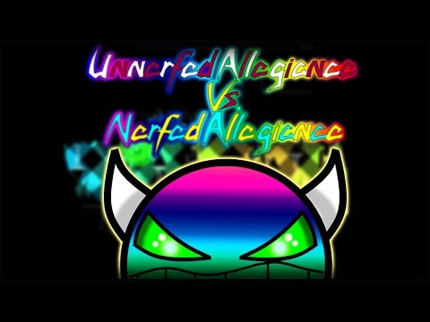 Geometry Dash - Comparison - Unnerfed Allegiance Vs. Nerfed Allegiance.