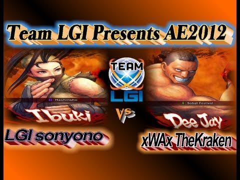 Team LGI Presents AE2012 : LGI sonyono vs xWAx TheKraken