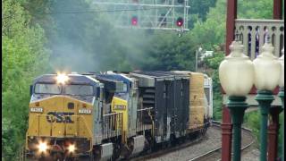 preview picture of video 'CSX 7924 & 639 In Martinsburg, West Virginia'